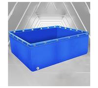 Aquarium en toile avec œillets - Grande piscine d'aquaculture pour l'approvisionnement en eau d'urgence et la résistance à la sécheresse - Bassin à carpes koï portable pour étang à poissons, aquarium
