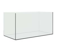 vidaXL Aquarium avec stockage transparent verre 60x30x30 cm – rectangulaire pour maison/bureau