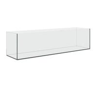 Aquarium en verre rectangulaire - vidaXL - 80x20x20 cm - Blanc - Verre robuste - Bords lisses