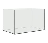 vidaXL Aquarium avec stockage rectangulaire en verre 50×30×30 cm, résistant – Transparent