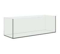 Aquarium en verre - vidaXL - 60x20x20 cm - Blanc - Rectangulaire - Utilisation intérieure et extérieure - Bords doux