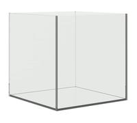 Aquarium en verre - vidaXL - Blanc - 30x30x30 cm - Verre robuste - Bords lisses - Sans couture