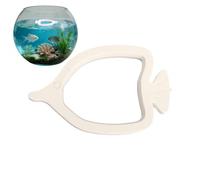 Aquarium Feeding Ring - Fixed Point Floating Tray, Small Fish Nutrient Station, Marine Safe Suction Attachment | Tank Organizer for Saltwater, Fin Friendly Hoop