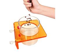 Aquarium Feeding Ring, Ornamental Fish Feeder, Fluorescent Holder with Sturdy Build, Clear Design with Smooth Floating, Pet Accessory, Decorative Tool for Breeders Hobbyists Beginners Aquarists Hotel