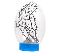 Aquarium Fermé avec LED Réservoir Aquatique Décoratif pour Petits Relaxation