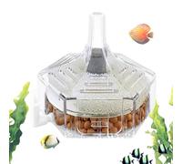 Aquarium Filter, Filtration System Aquatic Habitat, 3.54x3.15x2.95 Inches Quiet & Powerful Performance, Small Purification Equipment for Fish Tank Maintenance, Professionals, and Home Aquatic Systems
