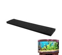 Aquarium Filter Media Pad | Fish Tank Water Filter, Pond Filtration Foam, Easy-Cut Material, Black Absorbent Sponge Capturing Debris Particles, Durable Soft Foam for Healthy Aquatic Life