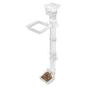 Aquarium Fish Shrimp Feeder Set, Tube Design, 6.69x3.35x2.36 inches, Precise Food Dispensing for Betta, Shrimps, and Pond Tank Feeding at Home Or on Vacation, Multicolor