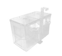 Aquarium Isolation, Hatchery Tank for Breeding with Dividers, Clear Material with Secure Flow Function, Multi-Purpose Guppy Shrimp Betta Live Food Culturing, Visible Specimen Observation K