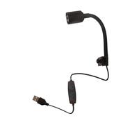 Aquarium LED Clip Projecteur LED Aquatique Support Fixation Rotatif Lampe Aquarium USB Convient à La Aquarium Intérieur mais, Blanc