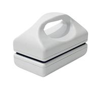 Aquarium Magnetic Brush, Strong Magnetic Tank Algae Remover, Floating Glass Cleaner, 4.13x2.28x2.76 inches Portable Design with Grip Scrubbing Pad, Ideal for Removing Scale, Stains