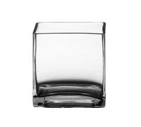 Aquarium Mini Aquarium carré en Verre épais, Salon, Bureau, avec Base de Couleur en rondins Bac à Poisson
