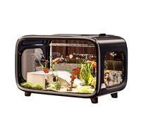 Aquarium - Mini aquarium en acrylique | Réservoir paysage compact pour escargots | Aquarium paysager Betta | Bol en acrylique transparent pour animaux aquatiques pour escargots, plantation aquatique
