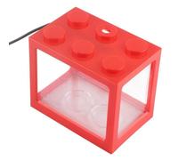 Aquarium Mini - OMABETA - Nano - LED USB - Écologique - Blanc - 12x8x10.5cm