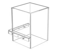 Aquarium moderne - Aquarium transparent sous pression de 25 cm - Bol inversé en acrylique - Écran léger pour l'entretien du niveau d'aquarium - Décoration de bureau à domicile