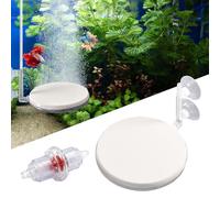 Aquarium Nano Bubble Stone Kit avec clapet anti-retour et ventouse, 100 cm, diffuseur de CO2 silencieux, super haut diffuseur de CO2 pour oxygène dissous, diffuseur de CO2 pour aquarium et plantes