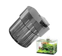 Aquarium Plant Holder, Aquatic Planter Basket, Hanging Waterweed Cup, Mesh Design for Healthy Growth, Includes Hook, Fish Tank Decoration, 8x6x8cm Red Gray
