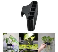 Aquarium Plant Holder - Holders Cup, Tank Decoration, Compact Size Lightweight Durable Finish Removable | Suitable Ideal aquascpe Hobby Reef Tanks Freshwater Saltwater Fish Display Arrangement