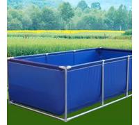 Aquarium pliable en toile pour carpes koï - Bassin portable d'intérieur/extérieur pour carpes koï et poissons rouges, installation facile, piscine légère et résistante, 1,5 x 1 x 0,6 m, idéa