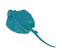 Aquarium Poisson Artificiel Silicone Veilleuse Simulation Poisson avec Fil Invisible et Ventouse Aquarium Manta Ray Ornement Aquariums