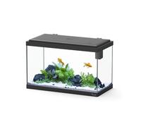 Aquarium Poisson Explorer Vienna 42l Noir Avec Bio Filter Et Rampe Led - Aquatlantis