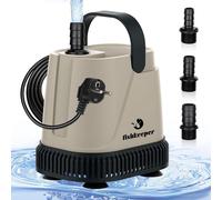 Aquarium Pompe a Eau Electrique, 2000L/H Réglable Mini Pompe Immergée avec 2 Buses, 30W Silencieuse Aquarium Water Pump pour Jardins, Bassin, Fontaine, Sel et Eau Douce
