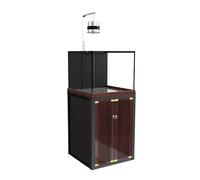 Aquarium pour Décorer le Salon Accueil Salon Bureau Grand Aquarium en Verre Sac à Dos Filtre de Fond de Débordement Sous Réservoir de Filtration Aquarium de Poissons Marins Aquarium en Verre Ultra Bla