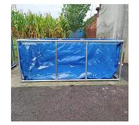 Aquarium pour enfants, bassin à poissons en toile imperméable avec support en acier inoxydable, utilisation en intérieur/extérieur, bleu, 140 x 70 x 61 cm, parfaite pour le plaisir des enfants