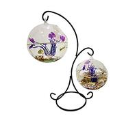 Aquarium pour Poissons Aquarium créatif de Bureau, Petit Aquarium écologique Rond en Verre Transparent, Mini Aquarium de Poisson Rouge Betta, Aquarium de salon Domestique