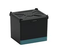 Aquarium pour reptiles, 10,2 x 9 x 9 cm, boîte d'observation d'araignée, pour mouches, habitat léger avec design robuste, autorité éducative pour Mantis Scorpion Crawly Chirper Roach Ant Salle de