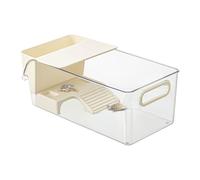 Aquarium pour Tortues - Plateforme Basking pour Tortue,Aquaterrarium Transparent pour Écrevisses Bernard l'Hermite Grenouilles Reptiles Habitat avec Zone Sèche