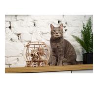 Aquarium puzzle 3d bois