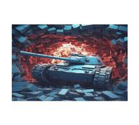 Aquarium Puzzles Adulte 1000 Pieces Cadeau Famille Puzzle Classique 3D EnfFourmisJouet en Bois Cadeau Unique （75×50cm）