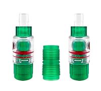 Aquarium Quick Connector - Water Flow Control Valve Quick Release Fish Tank Hose Connector for Air Pump Filter Salt Fresh Water | Double Tap Valve Durable Leakproof Aquarium Accessory Easy Instal