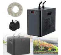 Aquarium Refroidisseur d'eau 160 L/42 Gal 1/10 CV, 300 L/79 Gal 1/3 CV, 500 L/132 Gal 1/2 CV, pour Refroidissement par Immersion, pour et Culture hydroponique, 160 L/42 Gal