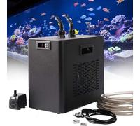 Aquarium Refroidisseur d'eau à réservoir réglable, Machine Commerciale, 160 l/300 l/500 l, hydroponique, Intelligent, Constant, Frais/salé, avec Pompe et Tuyau, 500 l