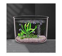 Aquarium Réservoir de Poissons en matériau Acrylique Anti-Chute, réservoir de Poissons Transparent de Petite et Moyenne Taille, Aquarium Domestique, réservoir de Poissons Rouges, réservoir de Tortues