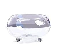 Aquarium Réservoir de Poissons en Verre Transparent épais, réservoir de Tortue avec Support, Petit Pied, réservoir écologique, Maison, Salon, Bureau Bac à Poisson(Grand)