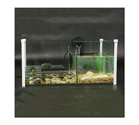 Aquarium Réservoir de séparation de mélange d'aquarium for Tortues, réservoir de mélange de Poissons, réservoir d'élevage, réservoir d'aquarium carré en Verre Transparent Bac à Poisson