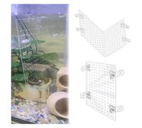 Aquarium Séparateur Diviseur Séparateur d'aquarium pour séparer les frites des, panneau de grille d'isolation en acrylique, panneau accessoires de clapet d'aquarium(Large Fish,90gal (60x90cm))