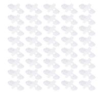 Aquarium Séparation Clip Fish Tank Diviseur PVC Ventouse Supports pour Diviser Le Réservoir en Compartiments pour Séparer Les Espèces de Poissons Elevage ou Lutte Prévention Blanc (Blanc)