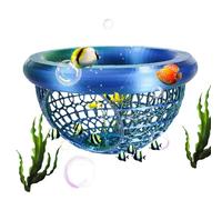 Aquarium Statue,Unterwasserskulptur mit Nachtleuchten, leuchtet im Dunkeln | Garnelen-Guppy-Haus Aquariums Höhle | für Arbeitszimmer, Wohnzimmer, Schlafzimmer, Wohnung, Hotel sowie als Geschenk zur