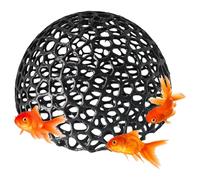 Aquarium Supplies, Water Creature Rest Home Shelter, Nano Tank Environment Design Piece, Hollowed Out Hemispherical Shape Ornament, Safe Algae Grazing Element, Decorative Substrate