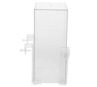Aquarium Suspendu Transparent en Acrylique Installation sans Perçage | Réservoir Externe Détachable, Dispositif à Pression Négative, Remplissage Continu, pour Guppys et Alevins