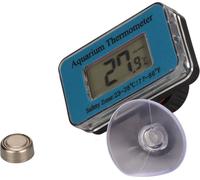 Aquarium thermomètre étanche grand écran LCD -câble et sonde numérique de température des réservoirs à poissons avec tasse d'aspiration