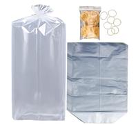 Aquarium Transport Bag - Clear Leak-Resistant Fish Carrier, Reinforced Pouch Design, Portable Durablee Shipping Tool, Transparent Protective Storage | Easy Handle Aquarium Gear, Fish Transport Uses