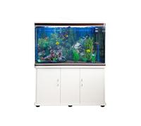Aquarium tropical avec meuble blanc et équipement complet 4ft 300 litres Blanc G