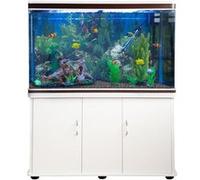 Aquarium tropical avec meuble blanc et équipement complet 4ft 300 litres Blanc G