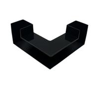 Aquarium Tunnel Créatif pour Observation des Poissons - Tube d'angle avec ventouses Invisible Acrylique Décor Grotte Décor 360 Degrés Passage d'observation pour crevettes naines Fry, Nano, habitants