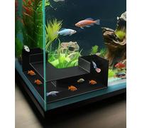 Aquarium Tunnel Décoration Aquarium Cave Cachette 360° Visualisation Intéressante Aquarium Tunnel avec 2 Entrées, Tunnel à Poissons pour Aquarium, Grotte Crevettes pour Aquarium, Décoration d'Aquarium